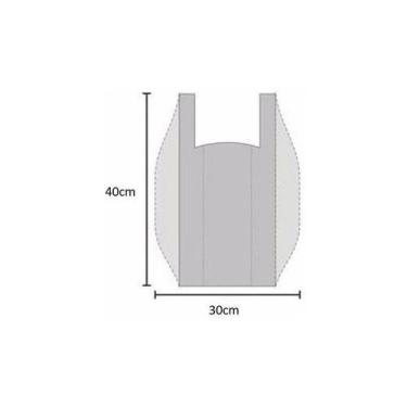 Imagem de Sacola Plástica Reciclada Reforçada 6 Kg 30x40 - Higipack