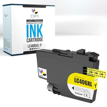Imagem de CMYi Cartucho de tinta de substituição amarelo LC406XL para impressora Brother MFC-J4335DW J4340DW J4345DW J4535DW J4540DW J5855DW J5955DW J6555DW J6955DW J6955DW