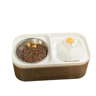 Imagem de Fonte Bebedouro Automático para Gatos e Cães, Comedouro com Capacidade de 3 Litros, Design Moderno(Branco)