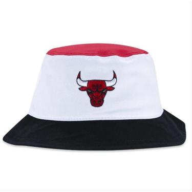 Imagem de CHAPÉU BUCKET NEW ERA CHICAGO BULLS ACTION WINTER BRANCO PRETO VERMELHO-Masculino
