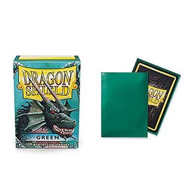 Imagem de Dragon Shield Classic Green Standard Size 100 ct Card Sleeves Individual Pack