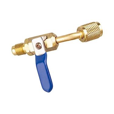 Imagem de Colcolo Válvula de segurança de ar condicionado, válvula de carregamento, válvula de segurança de líquido leve de cobre, válvula de esfera de ar condicionado, Azul