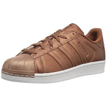 Imagem de adidas Originals Tênis de corrida infantil Superstar, cobre metálico/cobre metálico/cobre metálico, 4, Cobre metálico/cobre metálico/cobre metálico, 4 Big Kid