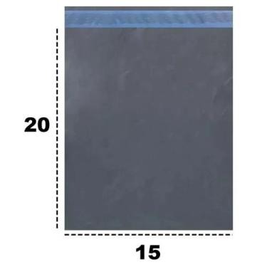 Imagem de 1000 Envelopes De Segurança 15X20 Saco Plástico Lacre Adesiva - Ecolor