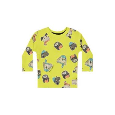 Imagem de Camiseta Em Meia Malha Para Bebê Menino Quimby
