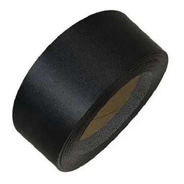 Imagem de Fita De Borda Para Móveis Mdf Preto Texturizado 64mm x 50 Mt