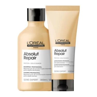 Imagem de Loreal Absolut Repair Kit Shampoo 300ml + Condicionador 200m