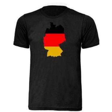 Imagem de Camisa T-shirt Alemanha Bandeira Unissex Adulta-Unissex