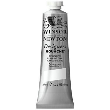 Imagem de Winsor & Newton Guache Designer, tubo de 37 ml (35,4 g), branco zinco