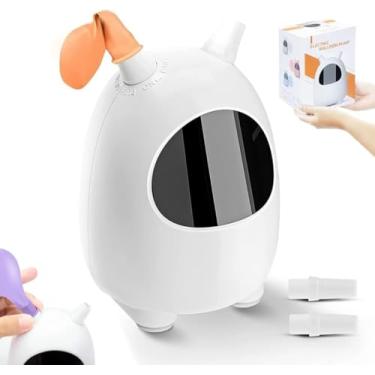 Imagem de Inflador Compressor de Balão Elétrico Inflador de Bexigas Festa 2 Bicos 600w 110v - YODHE