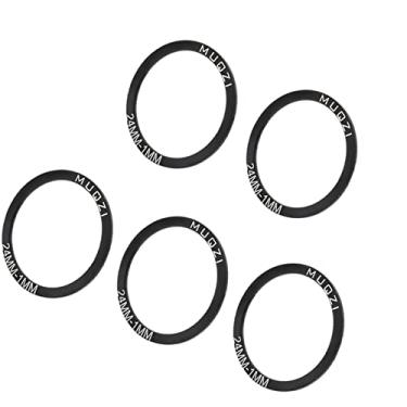 Imagem de Menolana Junta do suporte inferior da bicicleta, arruela de pedaleira de bicicleta Espaçador de liga de alumínio para bicicleta de estrada de montanha, 24 mm T1 mm