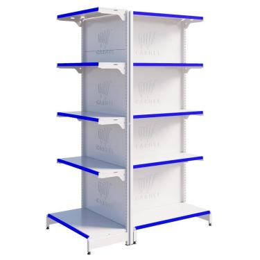 Imagem de Gôndola Fit Centro 1 Ponta E 1 Inicial 2,02m Expositro De Mercado Amapá