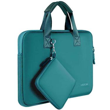 Imagem de Hseok Capa para laptop de 13,3 a 14 polegadas com bolsa pequena, bolsa de neoprene para computador compatível com MacBook Pro de 14 polegadas M4/M3/M2/M1 2025-2021, Mac Air/Pro de 13,3 polegadas e a