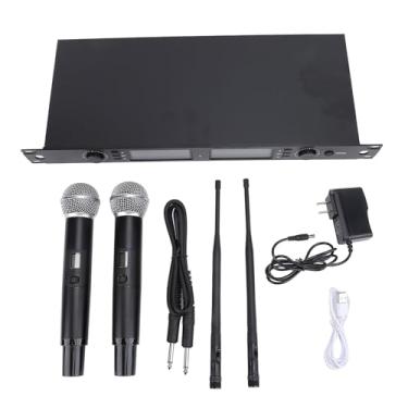 Imagem de de Redução de Ruído de Microfones de karaokê Profissional Com Receptor para Cantar Festa de Casamento Performance de Palco