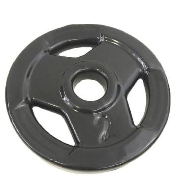 Imagem de Anilha Sport Emborrachada Furo Standad Ahead Sports 2Kg Pret, Emborrac