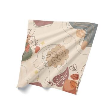 Imagem de Canga Saída De Praia Estampa Floral Mulher 125X125cm Bali - PRESENTE-B