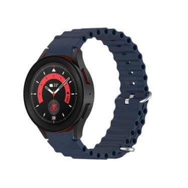 Imagem de Pulseira ondulada para smartwatch Galaxy Watch 5 pro 45mm - TECH KIING