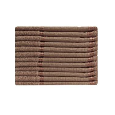 Imagem de Kit 12 Toalhas Lavabo Belíssima Bordar Ponto Cruz Perfeito Estilo, Tab