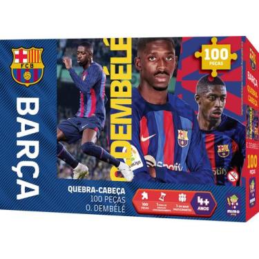 Imagem de Quebra Cabeça Colecionável Barça - Dembele 100 peças - TCS