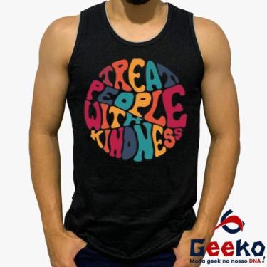 Imagem de Regata 100% Algodão Harry Styles Treat People With Kindness Pop Geeko,