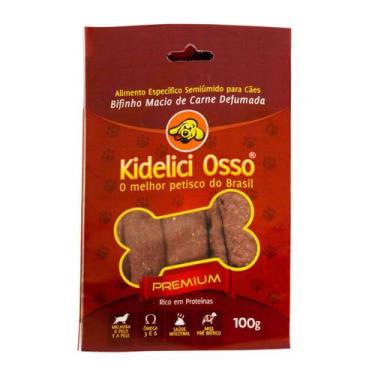 Imagem de Bifinho Macio - Kidelici Osso - Sabor Carne - 100G