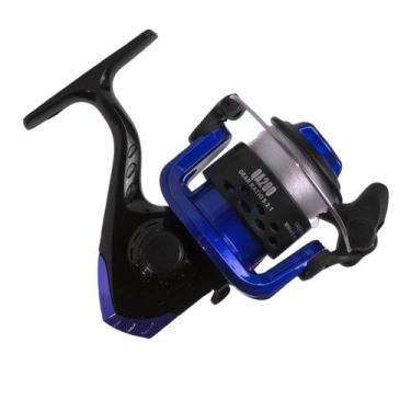 Imagem de Molinete Com Linha Qa 200 Deyu Para Pesca, Azul, QA-200