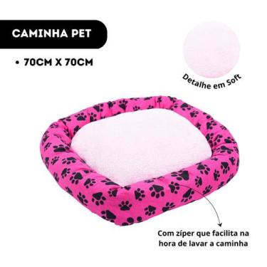 Imagem de Caminha de Cachorro Pequeno Médio Grande Porte Lavavel Estampada - LF 