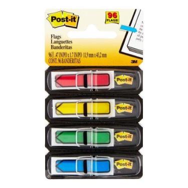 Imagem de Post-it Flags Seta C/4 Cores 11,9x43,2mm - 3m