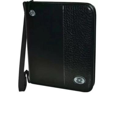 Imagem de Fichario Universitário C/ziper Croco Black Acp
