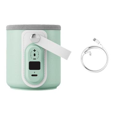 Imagem de simhoa Aquecedor de mamadeira portátil, aquecedor materno, aquecimento rápido, aquecedor de mamadeira para carro, viagens, saídas, ao ar livre, casa, 7 a 8cm