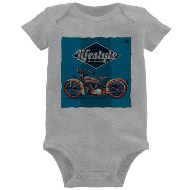 Imagem de Body Bebê Life on the road - Foca na Moda, Cinza, GG
