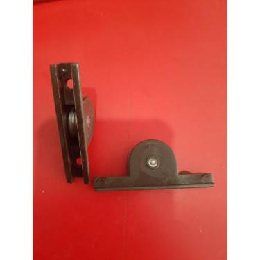 Imagem de Rodízio Napoleão Corpo em Nylon com Rolamento em Aço Para Janela, 2 un