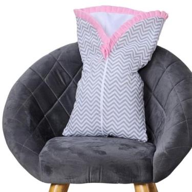 Imagem de Saco de Dormir para Bebê Inverno Estampado Acolchoado com Zíper 100% A