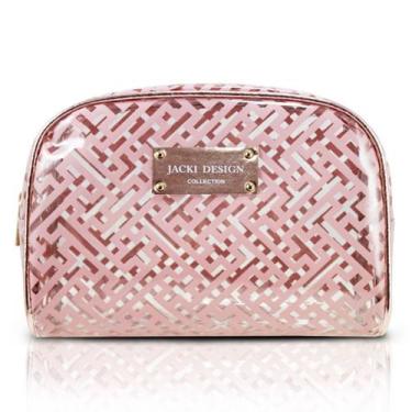 Imagem de Necessaire Feminino Retangular Diamantes Jacki Design Rosa