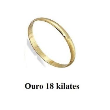 Imagem de Aliança Noivado Casamento Ouro 18 Kilates 1mm Peso 0.60 Gramas Unidade