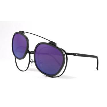 Imagem de Armação de grau hb swtch 0423 matte balck blue polarized