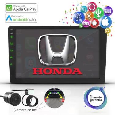 Imagem de Central Multimidia 9 Pol Apple Carplay Android Auto Bt Honda - First O