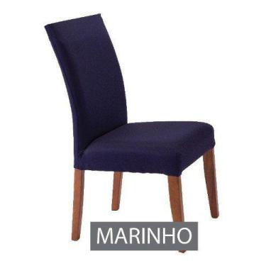 Imagem de Kit 4 Capas De Cadeira Malha Gel Elástica Para Sala Cozinha - INGRID B