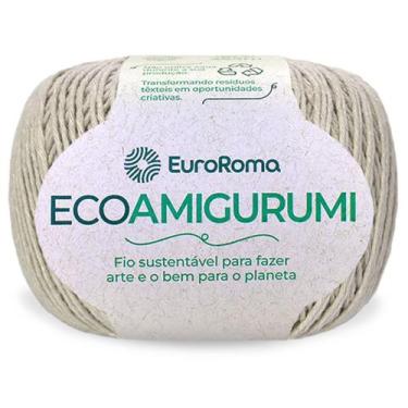 Imagem de Fio Ecoamigurumi Euroroma 254m Linha Amigurumi Várias Cores, 0300 - Ca
