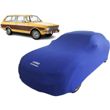 Imagem de Capa Automotiva De Tecido Helanca Carro Ford Belina - Mz, Azul