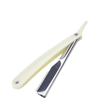 Imagem de Navalhete Inox Para Barbear Profissional Original Creme - SQ