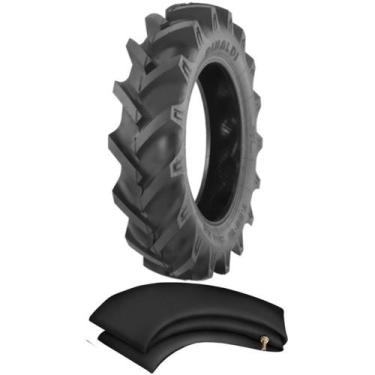 Imagem de Kit Pneu Tobata Microtrator Tc14 Tc12 6-12 Rga 36 Cap.B Rinaldi