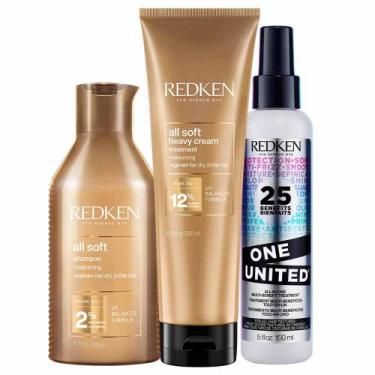 Imagem de Redken Kit - Spray de Tratamento One United + Shampoo Hidratante + Más