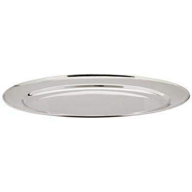Imagem de Winco Travessa oval OPL-16 de aço inoxidável, 40,5 cm