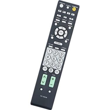 Imagem de Controle remoto de substituição geral adequado para RC-682M RC682M TX-SA605 TX-SA8560 TX-SR605 TX-SR605B TX-SR605S TXSA605 TXSA8560 TXSR605 TXSR605B TXSR605S para receptor AV Onkyo