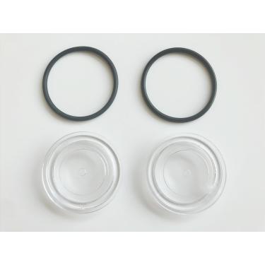 Imagem de ActyGo Tampa de óleo de vidro de substituição e kit de anel de vedação 5140114-67 5140130-35 para bomba de lavadora de pressão DEWALT DXPW3025 DXPW3228 DXPW3425 DXPW3028 (pacote com 2)