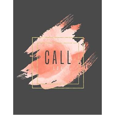 Imagem de Call Log: Phone Message Book, Record 3 Telephone Messages Per Page Calls Tracker Keeping Track Voice Mail Notebook Journal
