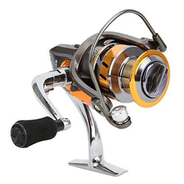 Imagem de Carretel de pesca giratório, Força de descarga dianteira Pesca Carretel giratório para pesca em rios para lagos(MT6000 pistola prata)