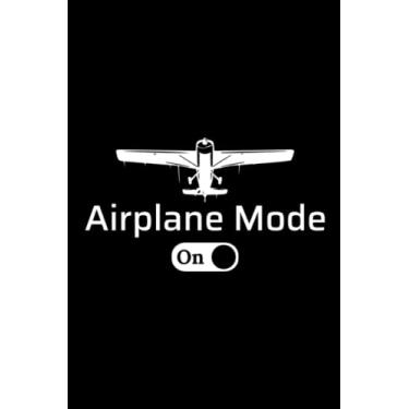 Imagem de Airplane Mode On: RC Model Making Planes Blank Lined Journal Notebook Diary