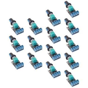 Imagem de XIITIA 15 peças 5V 12V 10A regulador de tensão PWM DC controlador de velocidade do motor regulador de velocidade contínuo regulador de velocidade LED regulador de potência dimmer